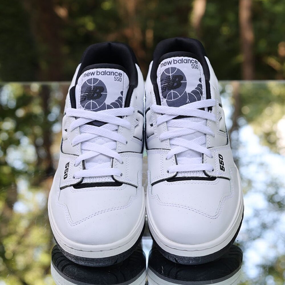 New Balance 550 White Black - Picture 9 of 12